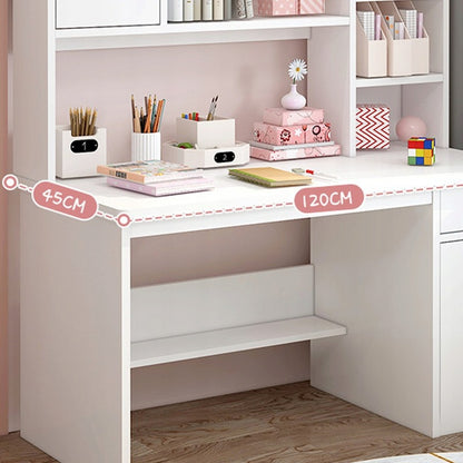 Birou practic alb pentru computer în stil scandinav