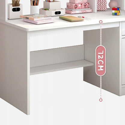 Birou practic alb pentru computer în stil scandinav