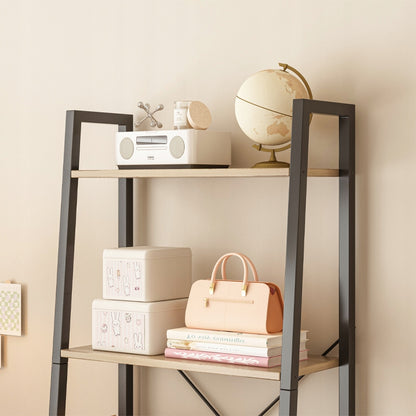 Bibliotecă deschisă în stil rustic-loft, maro închis - 60x147x31 cm