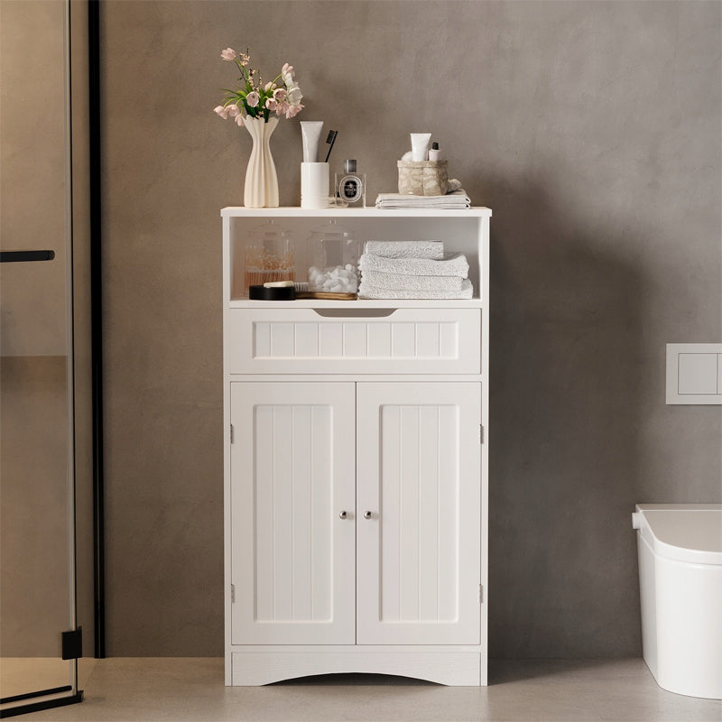 Dulap de baie multifuncțional cu ușă și sertar, stil Loft