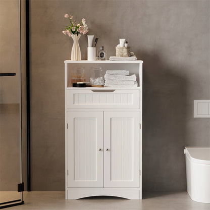 Dulap de baie multifuncțional cu ușă și sertar, stil Loft