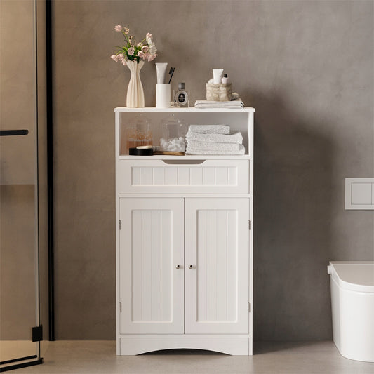 Dulap de baie multifuncțional cu ușă și sertar, stil Loft