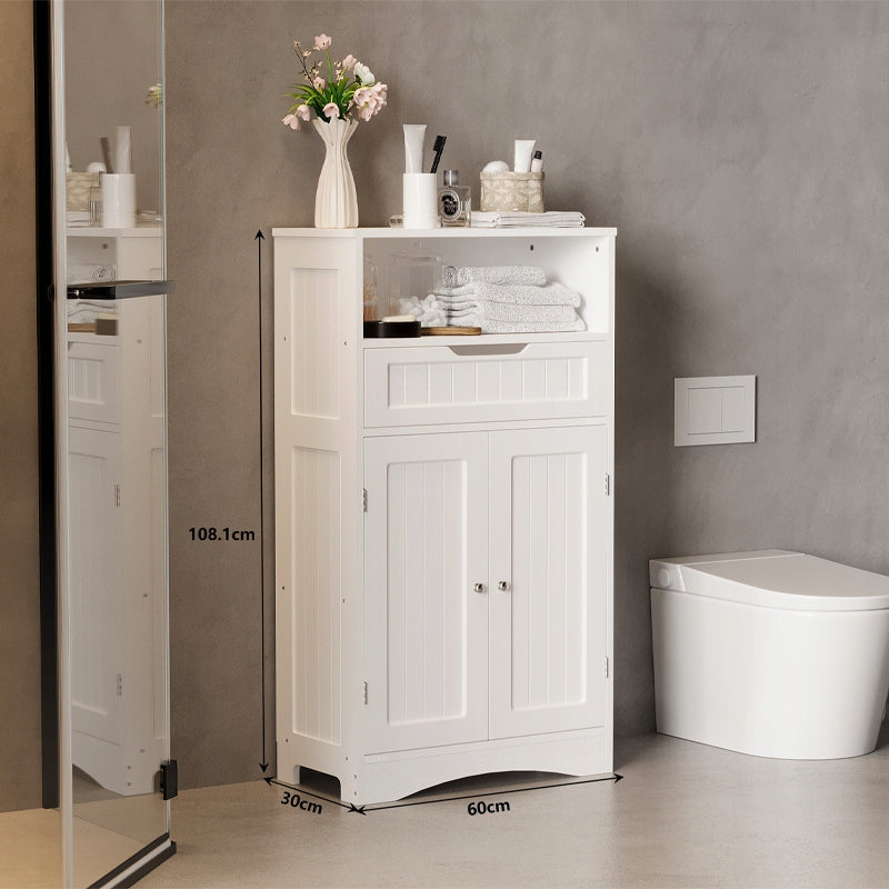Dulap de baie multifuncțional cu ușă și sertar, stil Loft