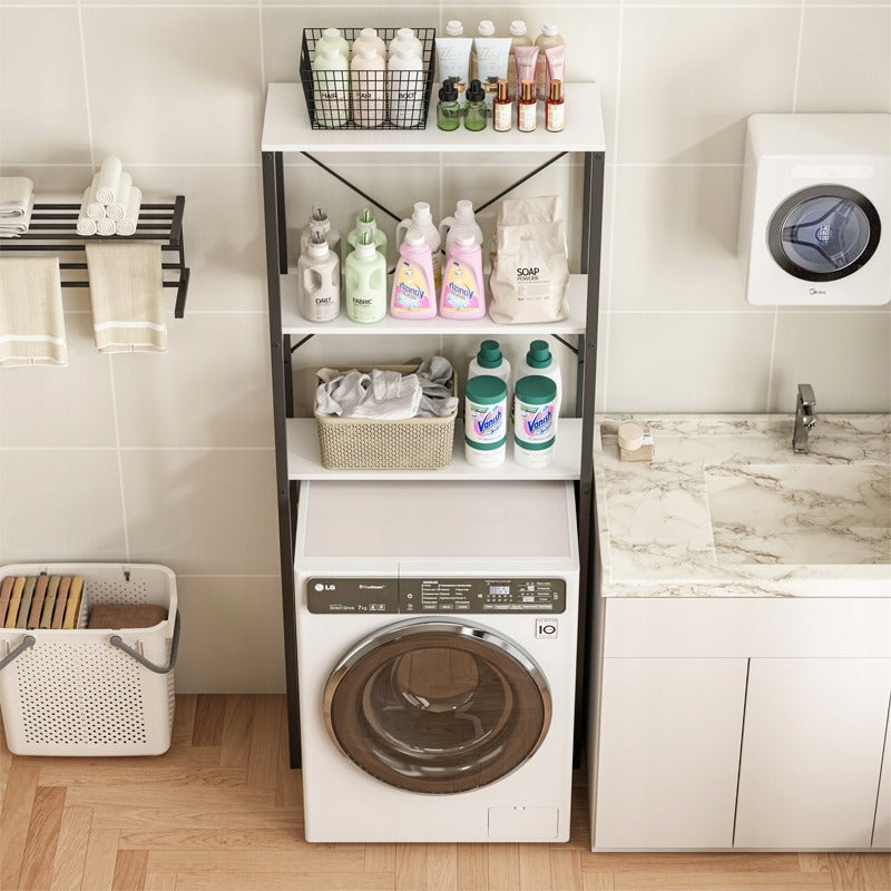 Raft de raft pentru baie deasupra mașinii de spălat - stil loft, 160 cm