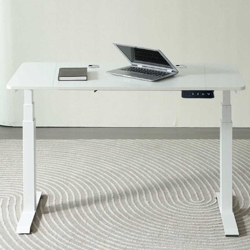 Birou electric cu ridicare alb 160x80 Înălțime reglabilă 72-118 cm