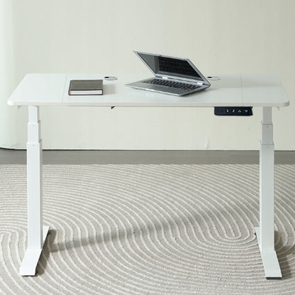 Birou electric cu ridicare alb 160x80 Înălțime reglabilă 72-118 cm