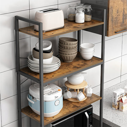 Bibliotecă în stil industrial - 66x30x186 cm, MDF și metal, design loft robust și elegant
