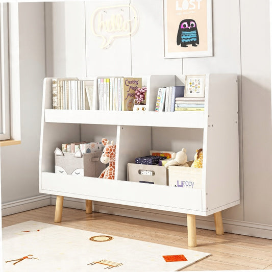 Raft pentru cărțI șI ziare pentru copii – dulăpior de jucării tip bibliotecă 60cm