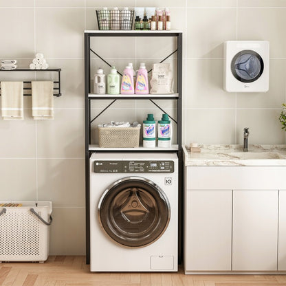 Raft de raft pentru baie deasupra mașinii de spălat - stil loft, 160 cm