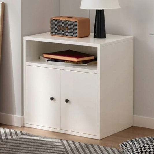 Raft de podea alb în stil scandinav, 56 cm