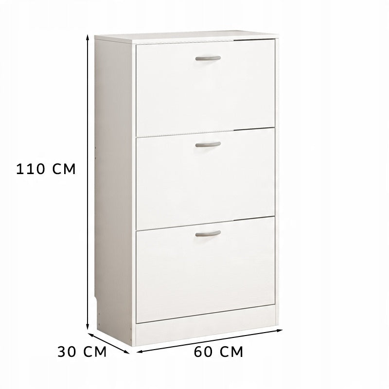 Dulap comodă raft pentru încălțăminte hol 3 ușI modernă loft 110 cm