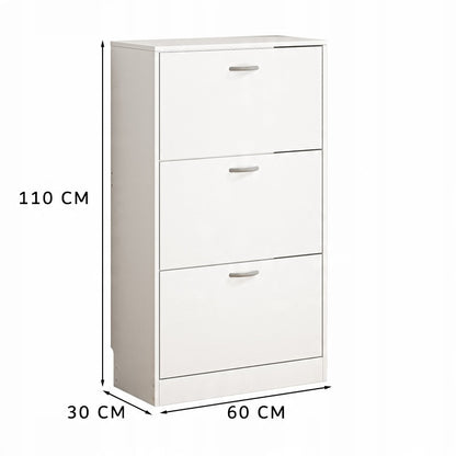 Dulap comodă raft pentru încălțăminte hol 3 ușI modernă loft 110 cm