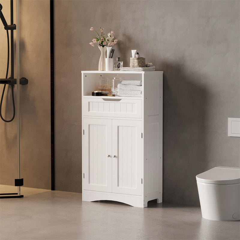 Dulap de baie multifuncțional cu ușă și sertar, stil Loft
