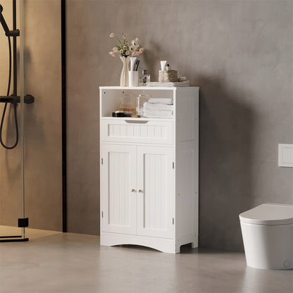 Dulap de baie multifuncțional cu ușă și sertar, stil Loft
