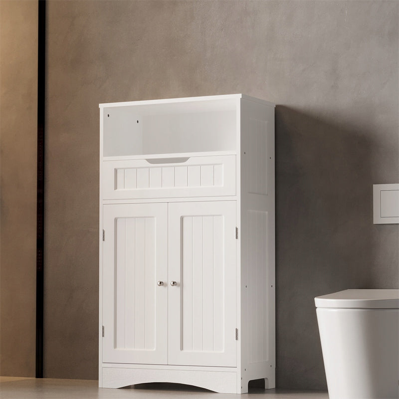 Dulap de baie multifuncțional cu ușă și sertar, stil Loft