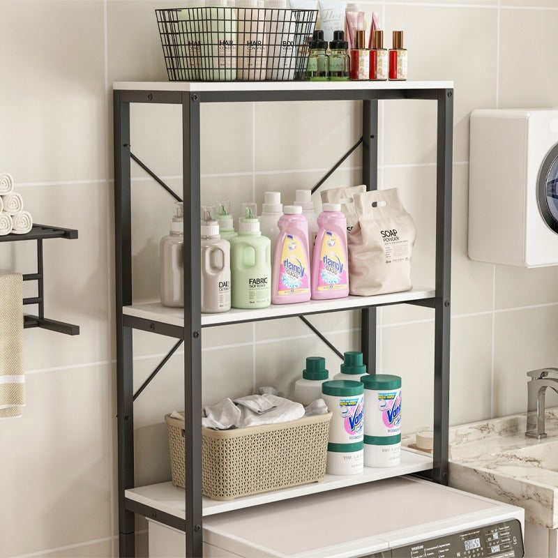 Raft de raft pentru baie deasupra mașinii de spălat - stil loft, 160 cm