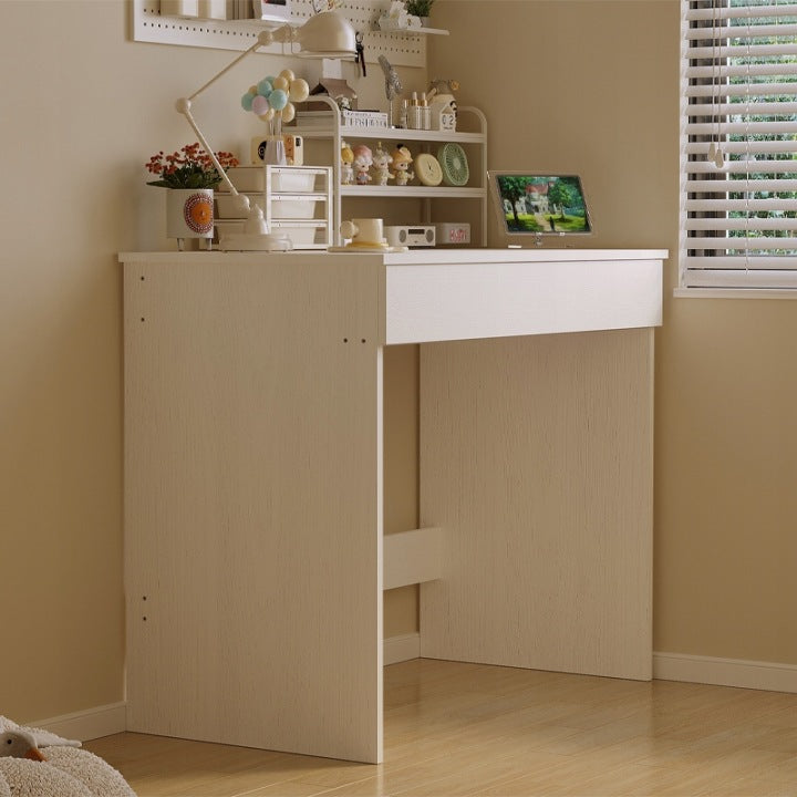 Birou Calculator Loft 90 cm – Alb pentru Tineret cu Sertar