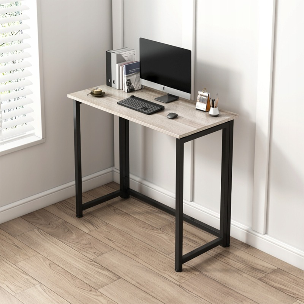 Birou pentru calculator Loft în stil industrial - stejar deschis, 80x40 cm