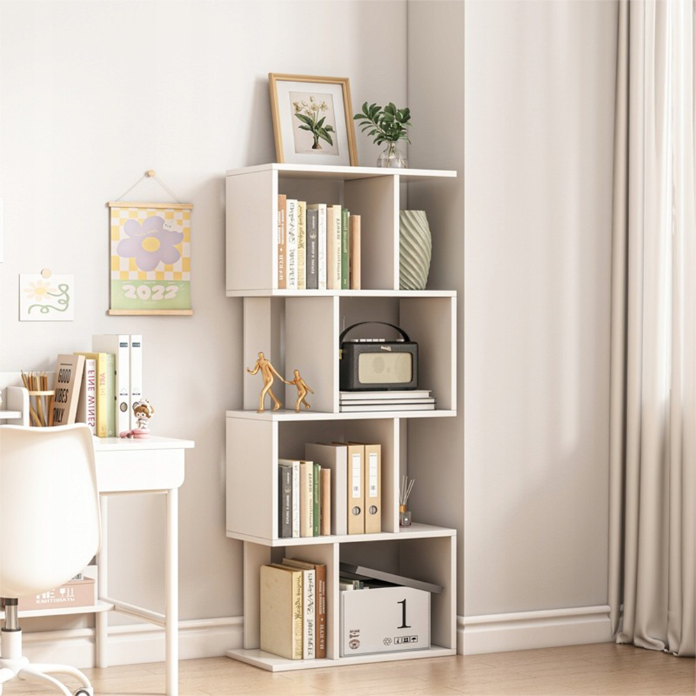 Bibliotecă deschisă în picioare 140 cm - stil modern, loft, scandinav