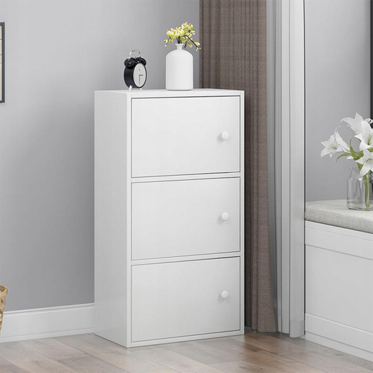 Dulap alb minimalist în stil scandinav - 78x30x40 cm