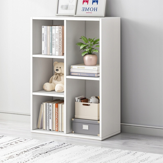 Dulap alb 80x50 cm - raft deschis în stil scandinav, ideal pentru cărți și decorațiuni