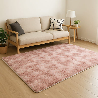 Covor de pluș - roz strălucitor, moale și modern, pentru orice cameră