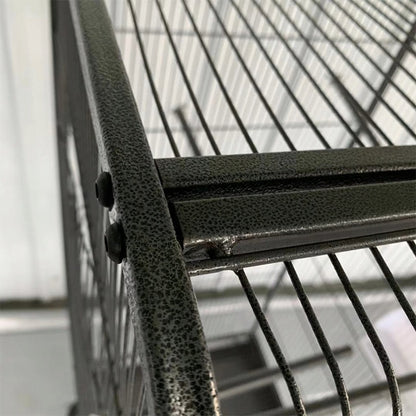 Cușcă mare pentru păsări pe roți, pentru papagali, canari și păsări exotice