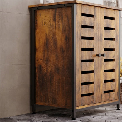 Dulap Loft Rustic pentru Chiuvetă – Maro, de Podea 62 cm