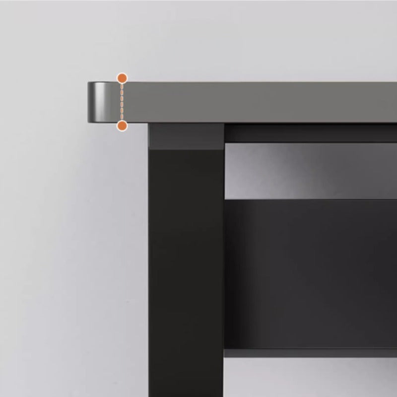 Birou modern negru pentru calculator de gaming pentru gamer masă loft 120 cm