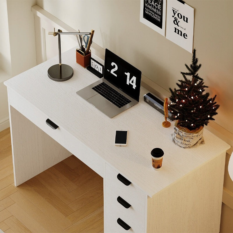 Birou de calculator pentru tineri cu masă loft modernă și sertare, 120 cm