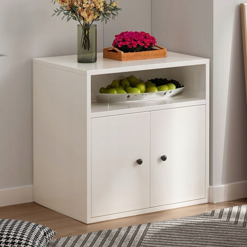 Raft de podea alb în stil scandinav, 56 cm