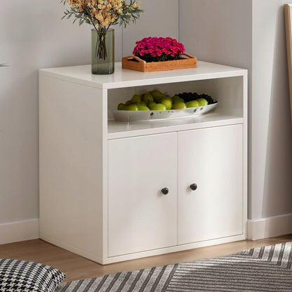 Raft de podea alb în stil scandinav, 56 cm