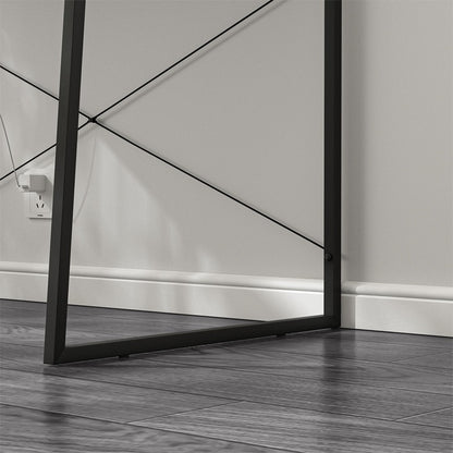 Birou pentru calculator 100 cm în maro închis - compact, modern, ideal pentru biroul de acasă