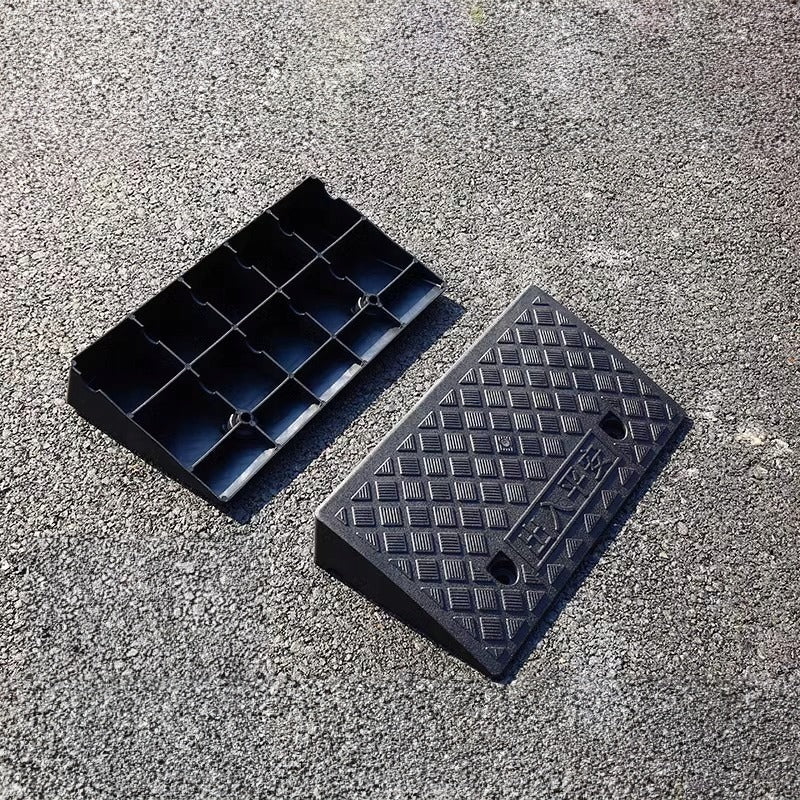 Rampă de acces pentru vehicule, negru, 11 cm