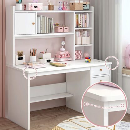 Birou practic alb pentru computer în stil scandinav