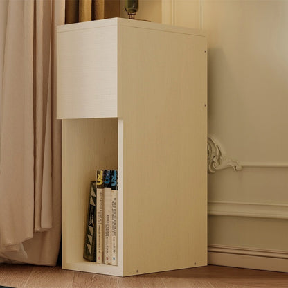 Noptieră cu sertar, masă cu raft, dormitor modern în stil loft, 55 cm