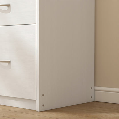 Raft modern cu 4 sertare stil loft comodă albă dulap mare de birou 85 cm