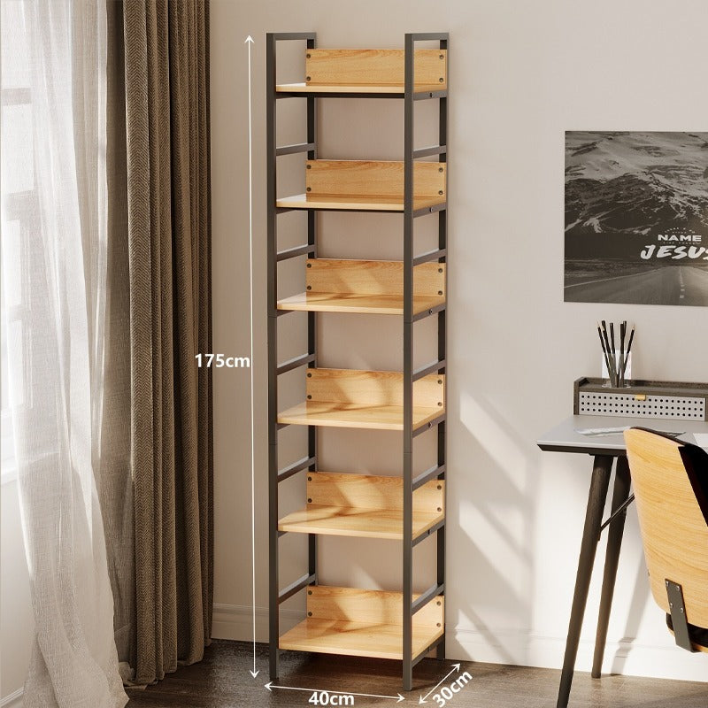 Bibliotecă înaltă cu dosare, dulap tip mansardă, metal, industrial, 175 cm